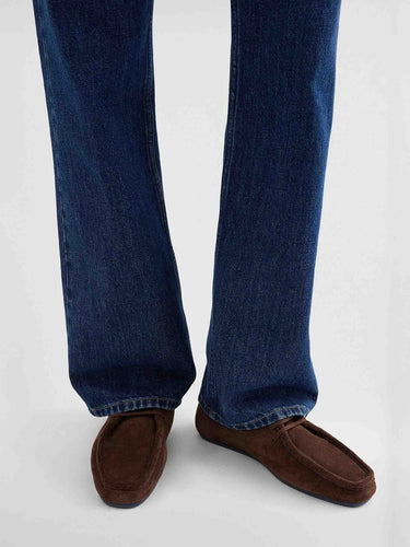 Jil Sander Mujer Barcelona Mocasines Cordones Ante color Marrón Oscuro sku 802-000056 01 - Foto 5