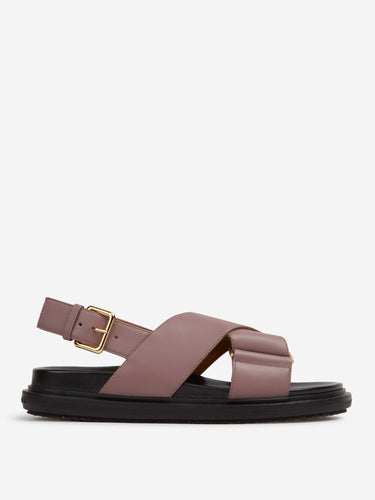 Marni Mujer Barcelona Sandalias Fussbett Piel color Rosa Envejecido sku 802-000057 01 - Foto 1