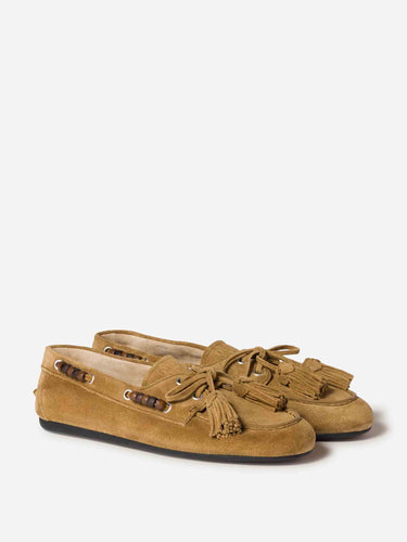 Miu Miu Mujer Barcelona Mocasines Deck Ante color Taupe sku 802-000066 01 - Foto 2