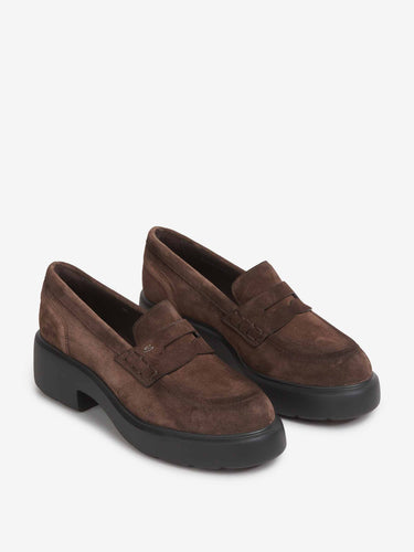 Santoni Mujer Barcelona Mocasín Easy Penny color Marrón sku 802-000078 01 - Foto 2