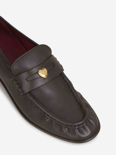 Chloé Mujer Barcelona Mocasines Piel Letti color Marrón Oscuro sku 802-000080 01 - Foto 5