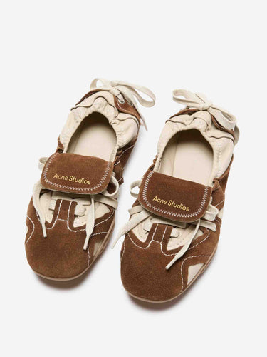Acne Studios Mujer Barcelona Zapatillas Deportivas Ante color Marrón sku 802-000083 01 - Foto 2