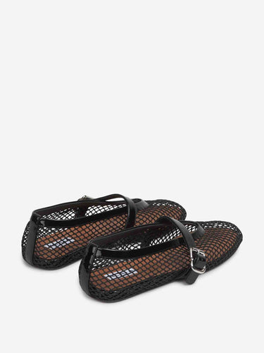 Alaïa Mujer Barcelona Bailarinas Planas Calados color Negro sku 802-000092 01 - Foto 3
