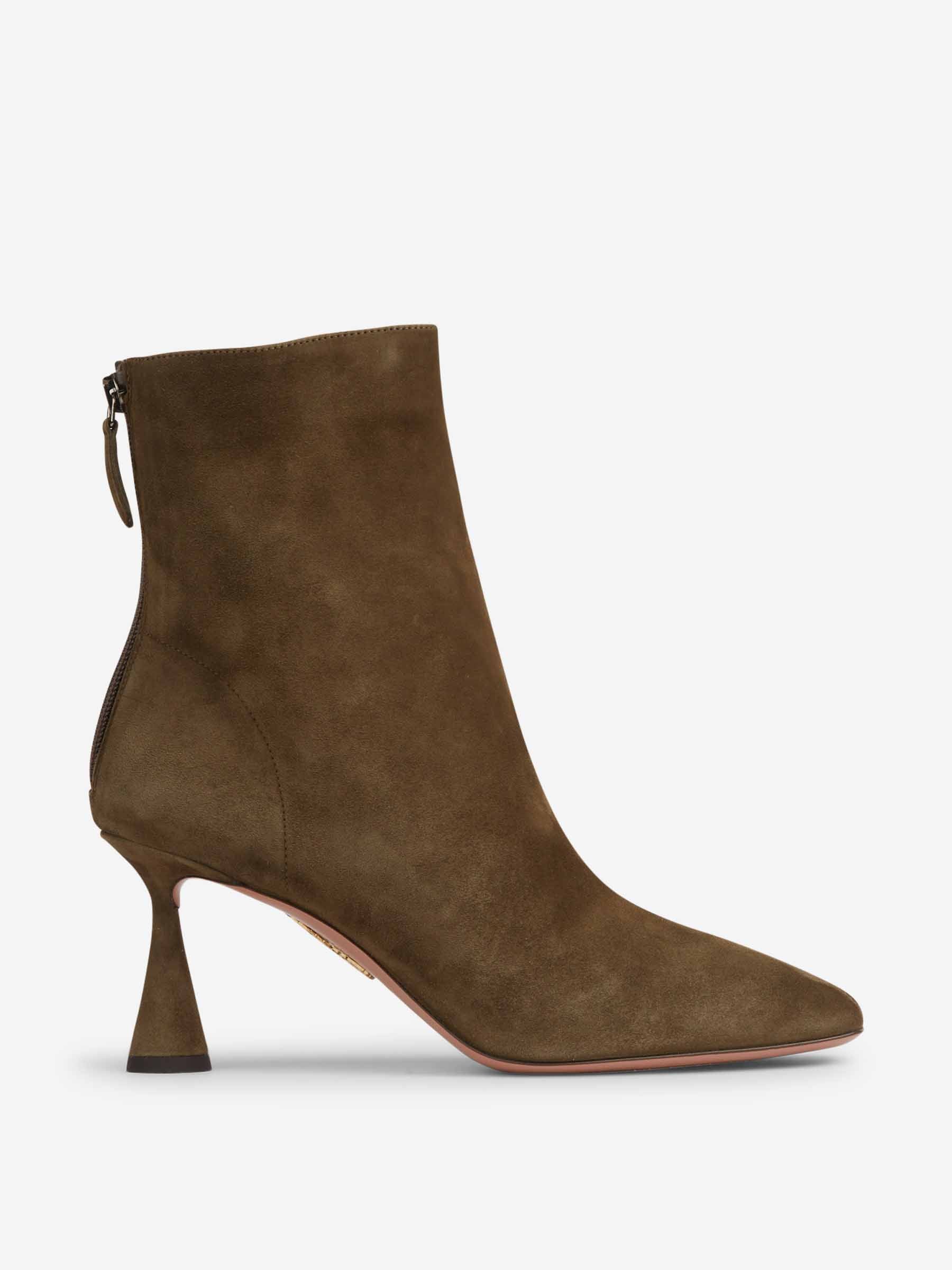 Aquazzura Mujer Barcelona Botines Amore Bootie 75 color Verde Militar sku 805-000775 01 - Foto 1