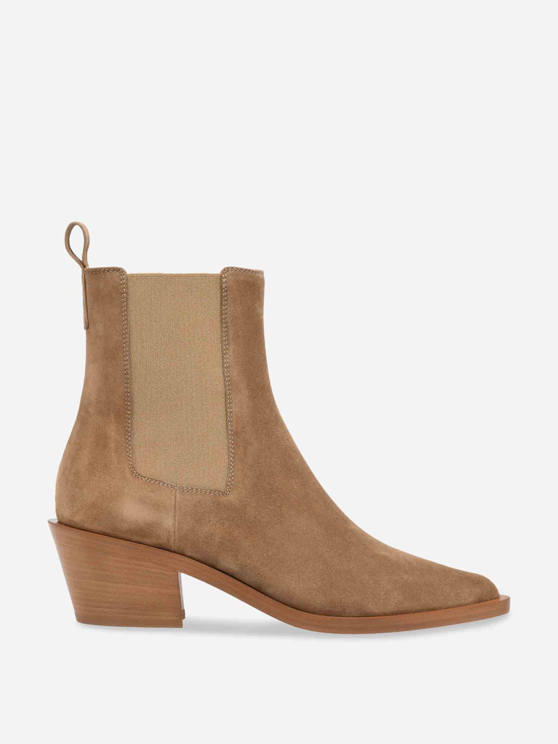 Gianvito Rossi Mujer Barcelona Botines Wylie color Camel sku 805-000787 01 - Foto 1