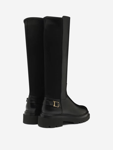 Santoni Mujer Barcelona Botas Altas Piel color Negro sku 805-000790 01 - Foto 3