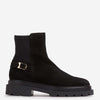Santoni Mujer Barcelona Botas Ante Hebilla color Negro sku 805-000793 01 - Foto 1
