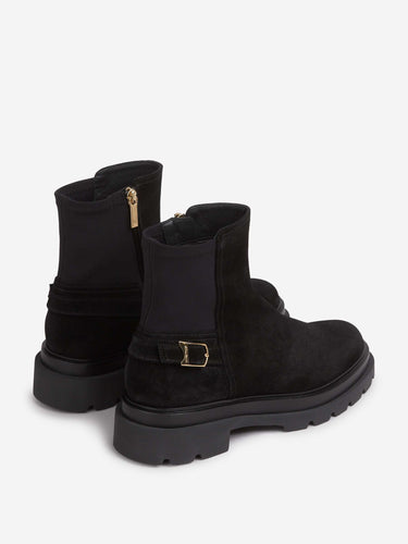 Santoni Mujer Barcelona Botas Ante Hebilla color Negro sku 805-000793 01 - Foto 3