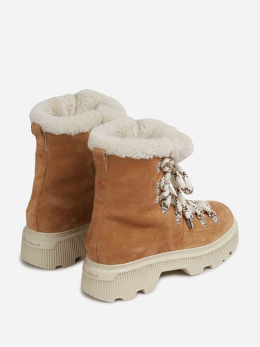 Santoni Mujer Barcelona Botas Altas Ante color Marrón sku 805-000795 01 - Foto 3