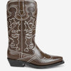 Ganni Mujer Barcelona Botas Western color Marrón Oscuro sku 805-000807 01 - Foto 1