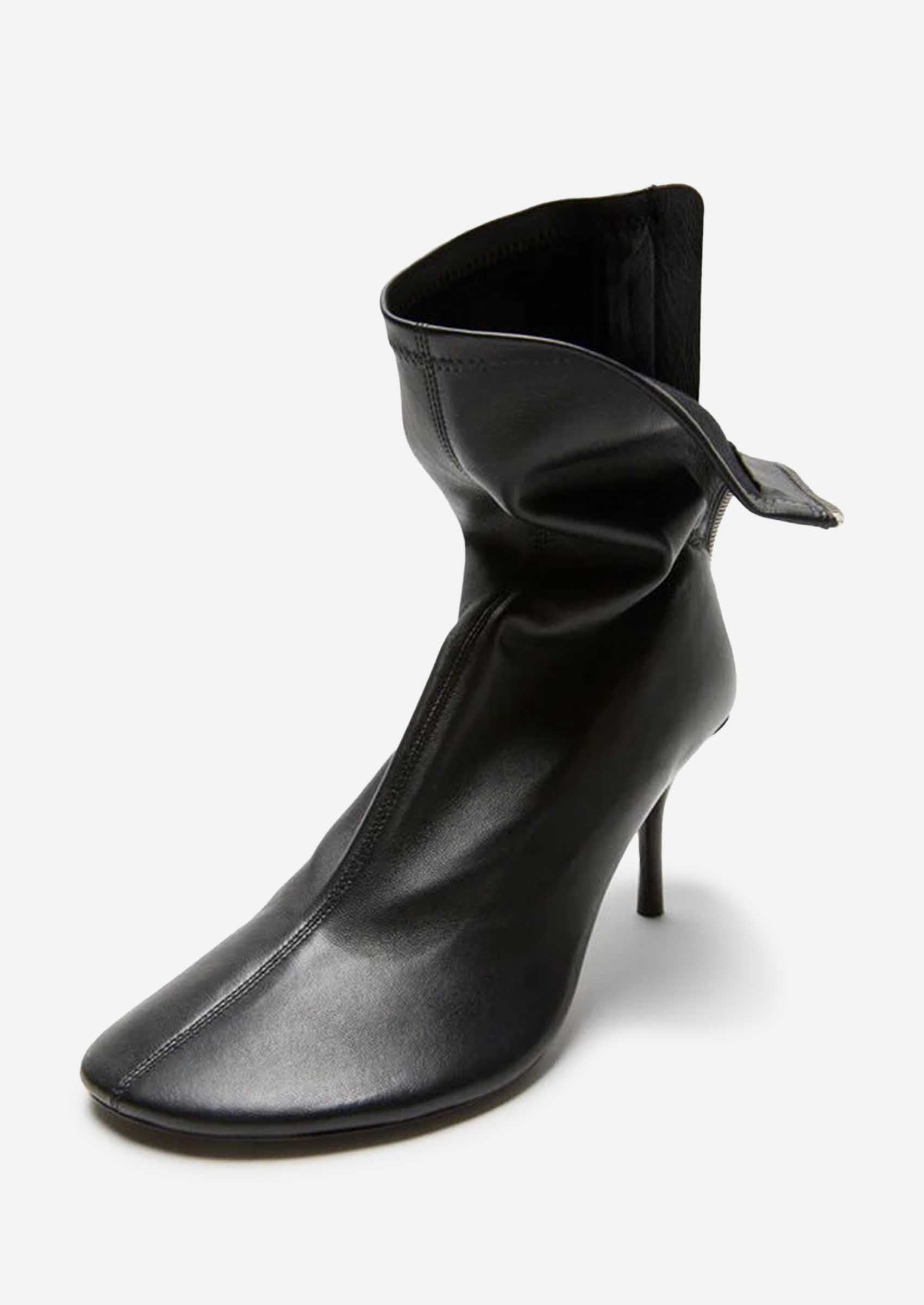 Acne Studios Mujer Barcelona Botín Tacón Piel color Negro sku 805-000808 01 - Foto 2