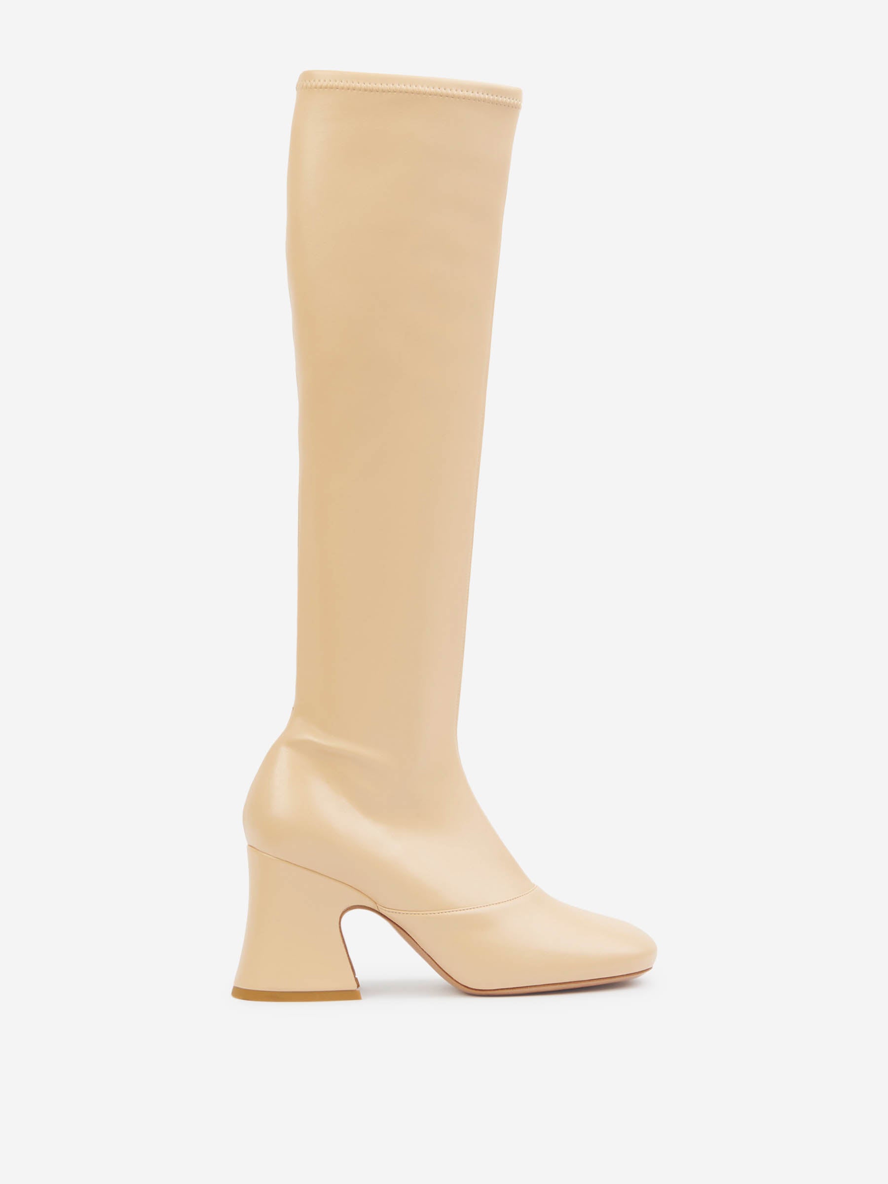Chloé Mujer Barcelona Botas Tacón Janis color Beige sku 805-000812 01 - Foto 1