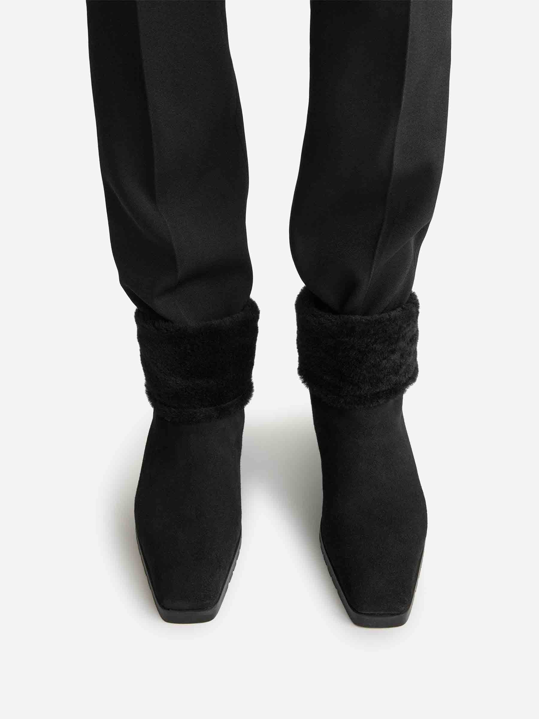 TOTEME Mujer Barcelona Botas Piel Plegable color Negro sku 805-000813 01 - Foto 2