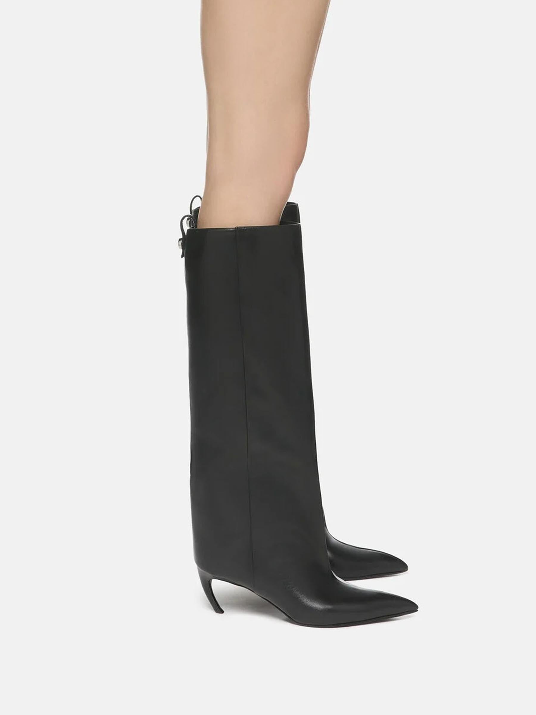 The Attico Mujer Barcelona Botas Lea color Negro sku 805-000816 01 - Foto 2