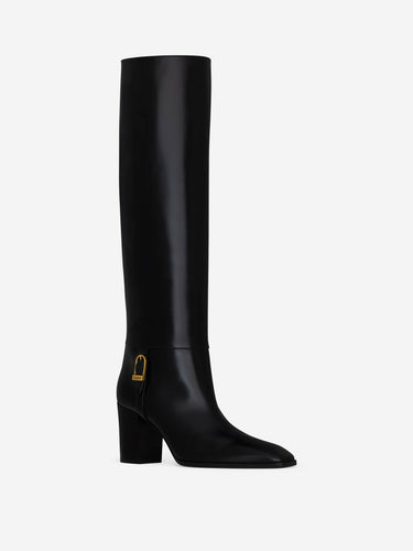 Saint Laurent Mujer Barcelona Botas Altas Julia color Negro sku 805-000820 01 - Foto 2