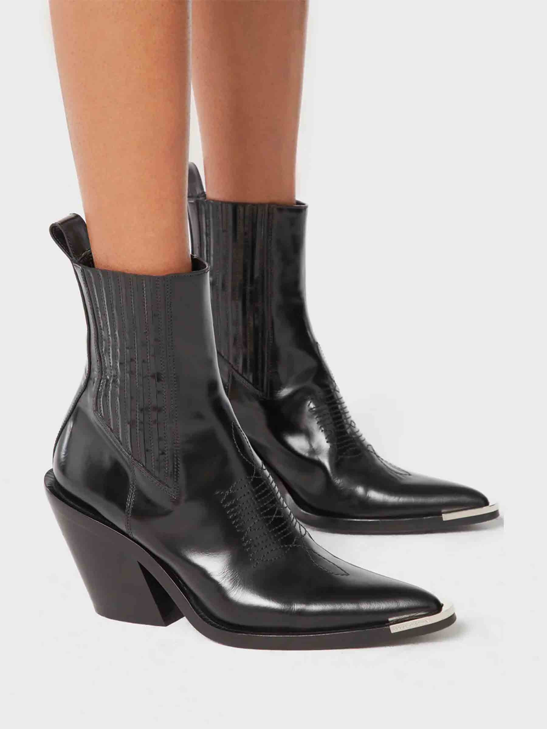 Rabanne Mujer Barcelona Botas Chelsea color Negro sku 805-000821 01 - Foto 2