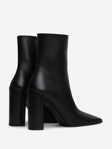 Alaïa Mujer Barcelona Botines Cuadrados Piel color Negro sku 805-000824 01 - Foto 4