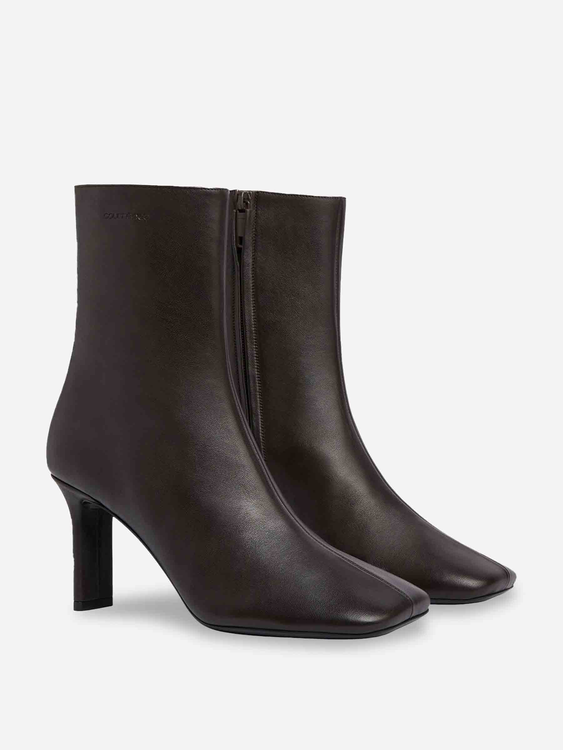 Courrèges Mujer Barcelona Botines Punta Cuadrada color Marrón Oscuro sku 805-000826 01 - Foto 2