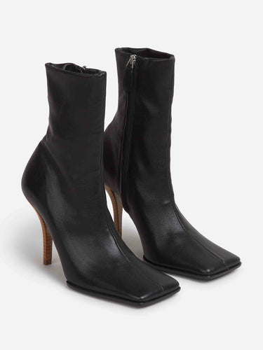 Alaïa Mujer Barcelona Botines Cuadrados Piel color Negro sku 805-000828 01 - Foto 2