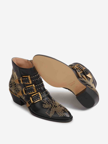 Chloé Mujer Barcelona Botines Susanna color Negro sku 805-000829 01 - Foto 4