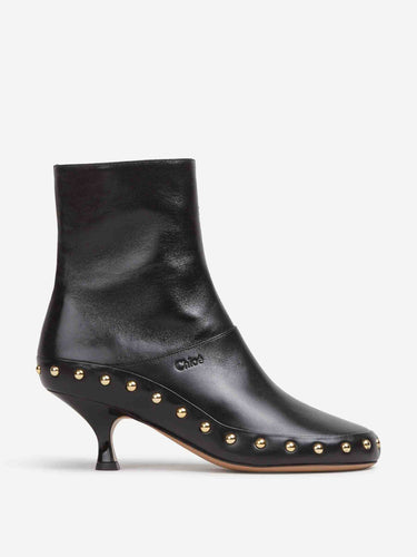 Chloé Mujer Barcelona Botines Tachuelas Piel color Negro sku 805-000837 01 - Foto 1