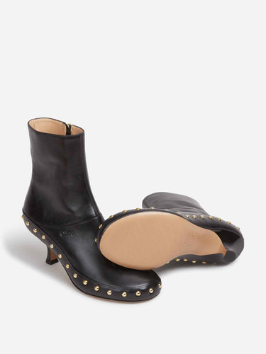 Chloé Mujer Barcelona Botines Tachuelas Piel color Negro sku 805-000837 01 - Foto 4