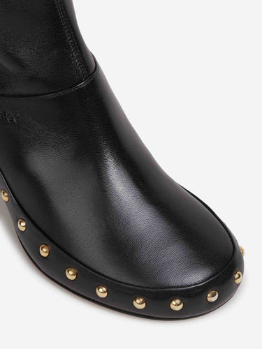 Chloé Mujer Barcelona Botines Tachuelas Piel color Negro sku 805-000837 01 - Foto 5