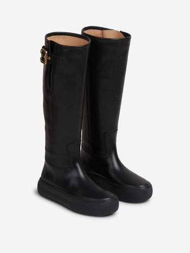 Chloé Mujer Barcelona Botas Altas Delia color Negro sku 805-000838 01 - Foto 2