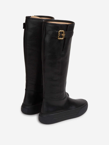 Chloé Mujer Barcelona Botas Altas Delia color Negro sku 805-000838 01 - Foto 3