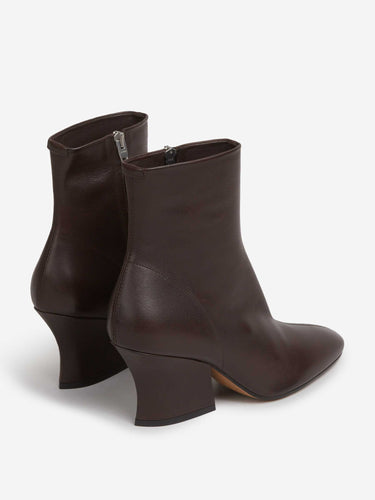 Jil Sander Mujer Barcelona Botines Piel color Marrón Oscuro sku 805-000839 01 - Foto 3