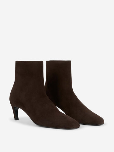 TOTEME Mujer Barcelona Botines Ante color Marrón Oscuro sku 805-000845 01 - Foto 2