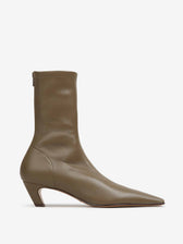 Khaite Mujer Barcelona Botines Arizona Stretch Ankle color Verde Militar sku 805-000849 01 - Foto 1
