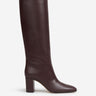Gianvito Rossi Mujer Barcelona Bota Alta Dana color Burdeos sku 805-000858 01 - Foto 1