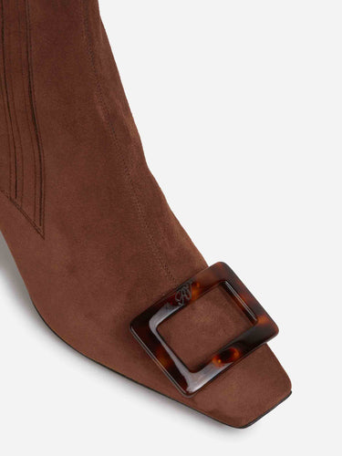 Roger Vivier Mujer Barcelona Botines BV Turtle 75 color Marrón sku 805-000869 01 - Foto 5