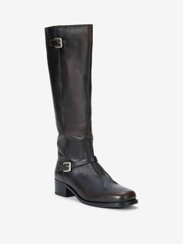 Staud Mujer Barcelona Botas Altas Brooklyn color Marrón Oscuro sku 805-000872 01 - Foto 3