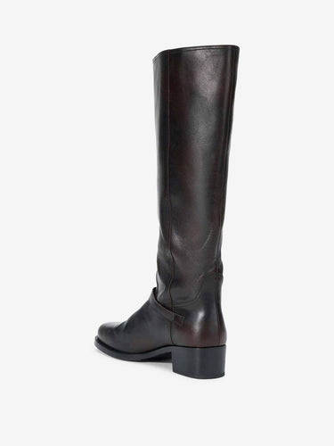 Staud Mujer Barcelona Botas Altas Brooklyn color Marrón Oscuro sku 805-000872 01 - Foto 4