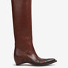 Maison Margiela Mujer Barcelona Botas Altas Western color Marrón Oscuro sku 805-000879 01 - Foto 1