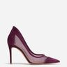 Gianvito Rossi Mujer Barcelona Salones Ante Malla color Púrpura sku 805-000882 01 - Foto 1