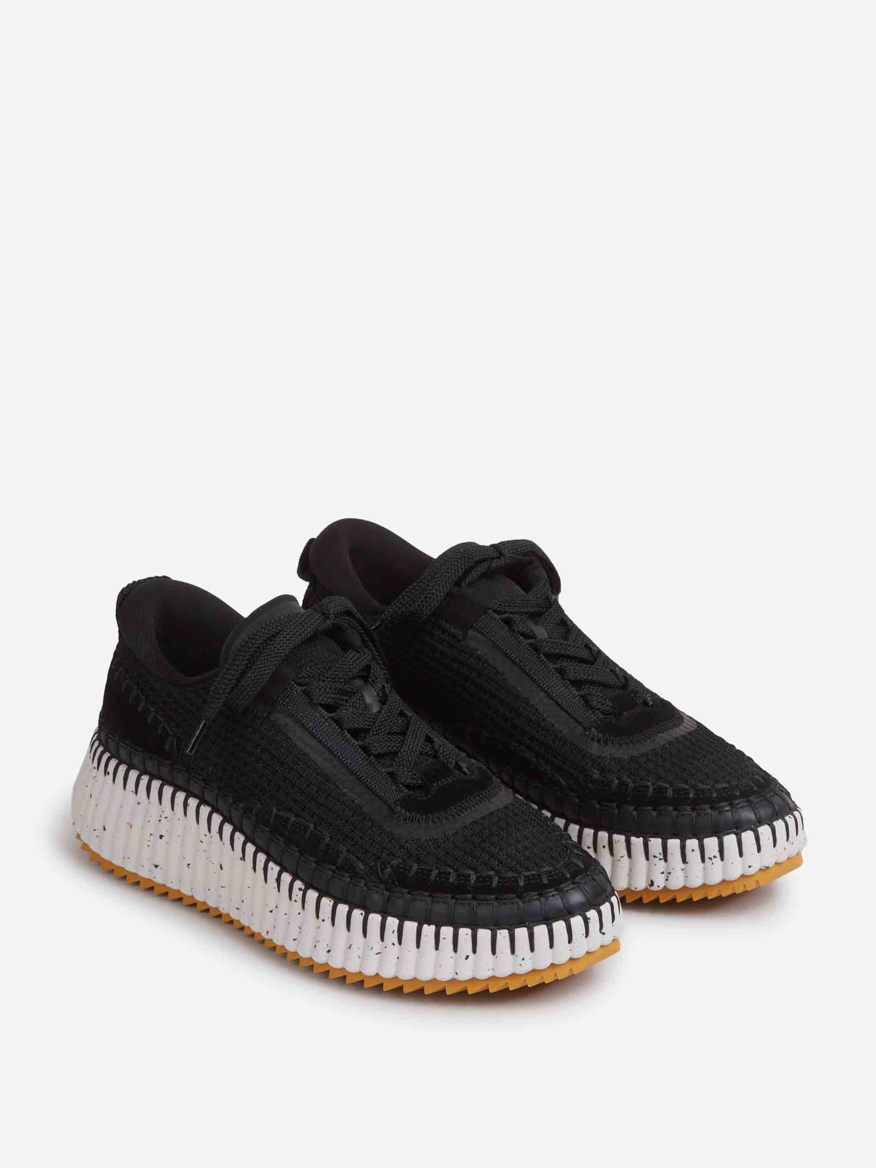 Chloé Mujer Barcelona Sneakers Nama color Blanco Y Negro sku 806-000396 02 - Foto 2