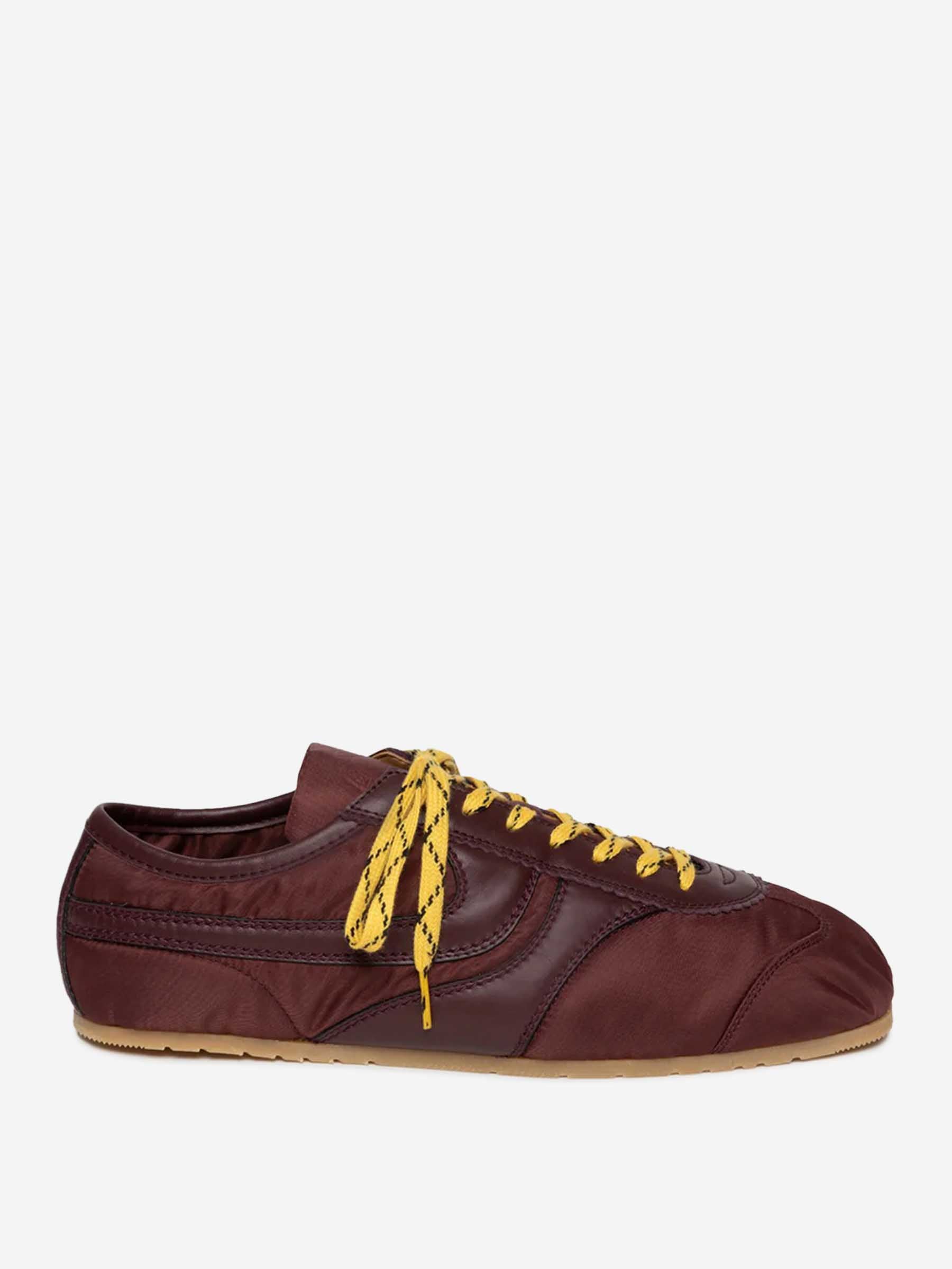 Dries Van Noten Mujer Barcelona Sneakers Nylon color Burdeos sku 806-000400 01 - Foto 1