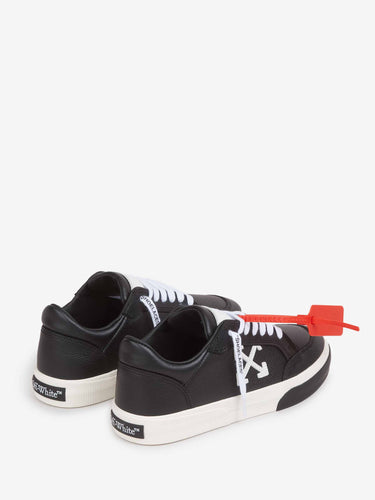 Off-White Mujer Barcelona zapatillas Low Vulcanized color Blanco Y Negro sku 806-000407 01 - Foto 4