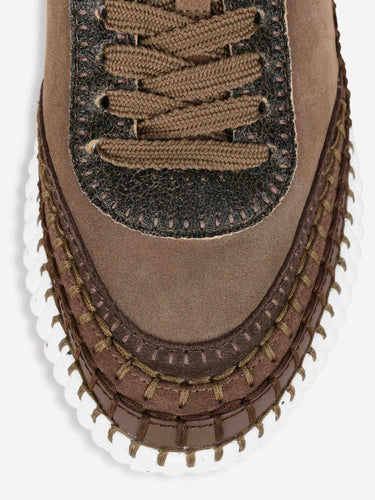 Chloé Mujer Barcelona zapatillas Nama color Marrón sku 806-000410 01 - Foto 5
