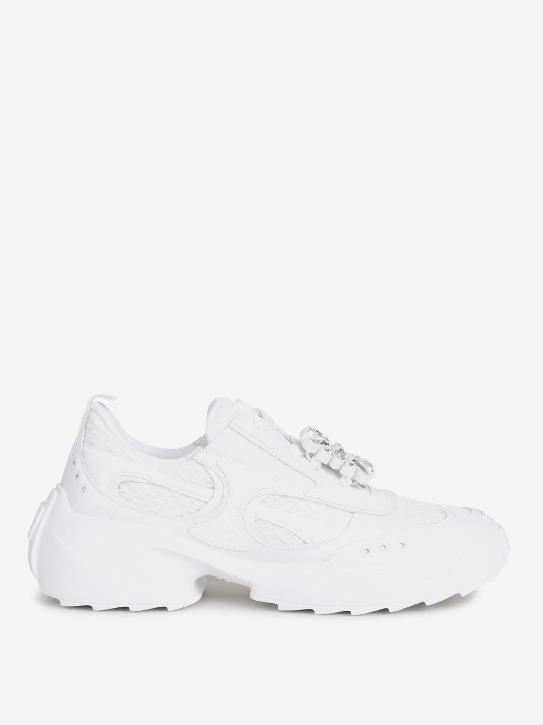 Roger Vivier Mujer Barcelona Sneakers Viv' on the Run color Blanco sku 806-000412 01 - Foto 1