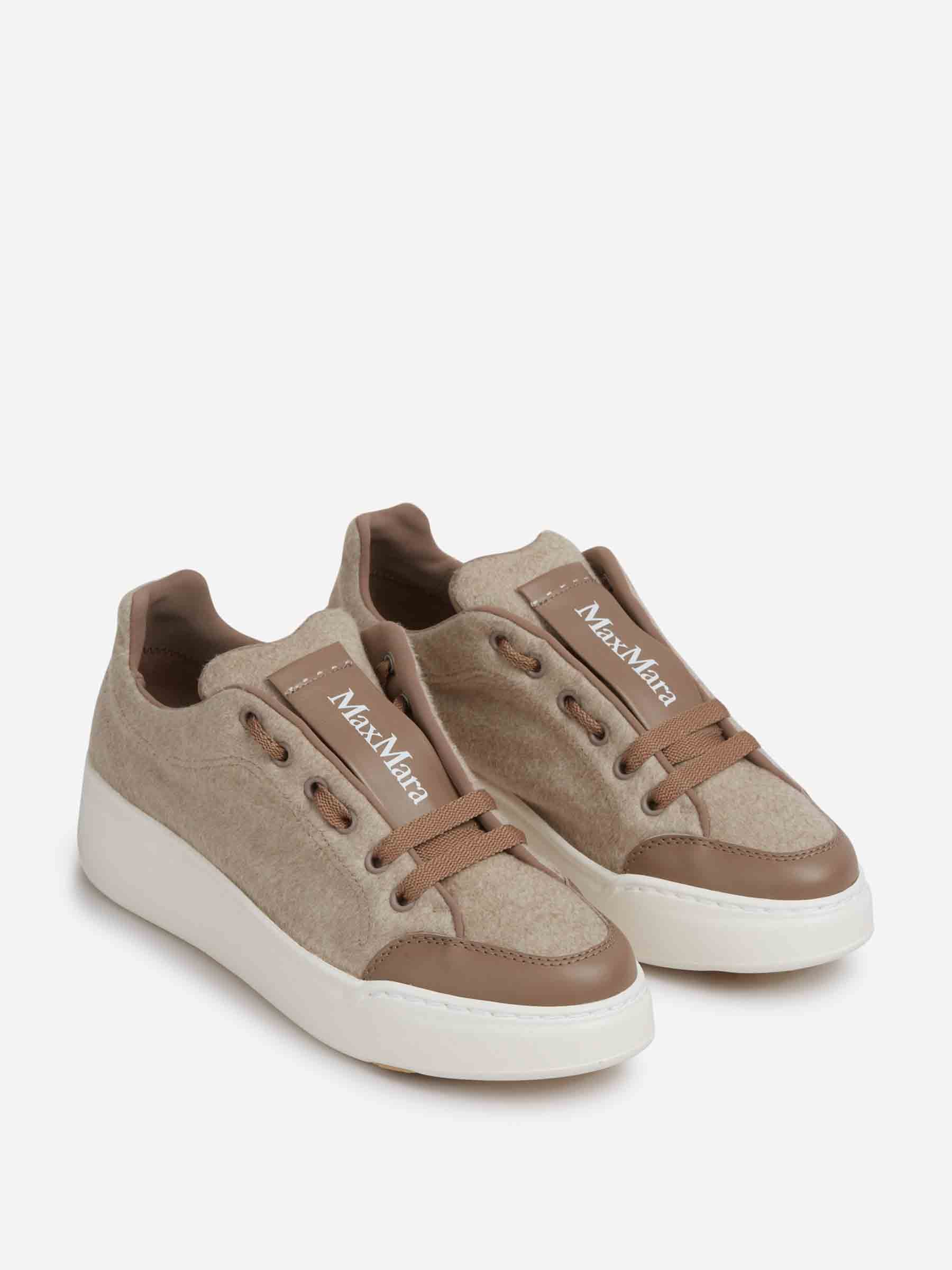Max Mara Mujer Barcelona Sneakers Cachemira Impermeable color Taupe sku 806-000417 01 - Foto 2
