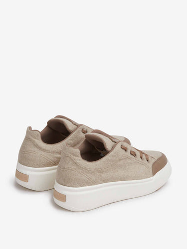 Max Mara Mujer Barcelona zapatillas Cachemira Impermeable color Taupe sku 806-000417 01 - Foto 3
