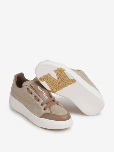 Max Mara Mujer Barcelona zapatillas Cachemira Impermeable color Taupe sku 806-000417 01 - Foto 4