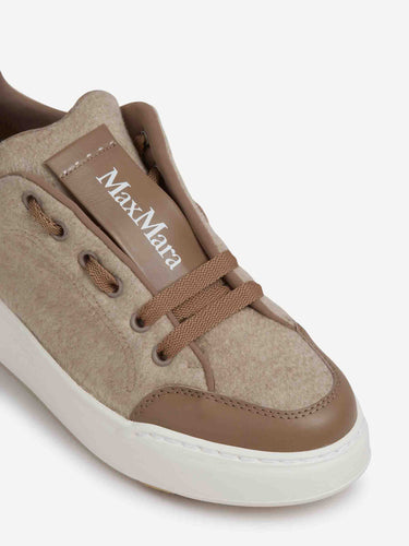 Max Mara Mujer Barcelona zapatillas Cachemira Impermeable color Taupe sku 806-000417 01 - Foto 5