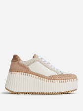 Chloé Mujer Barcelona zapatillas Cuña Nama color Beige sku 806-000419 01 - Foto 1