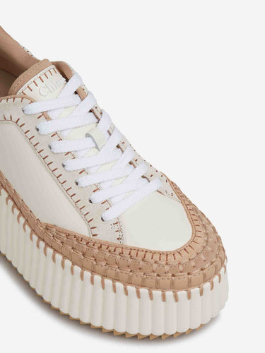 Chloé Mujer Barcelona zapatillas Cuña Nama color Beige sku 806-000419 01 - Foto 5