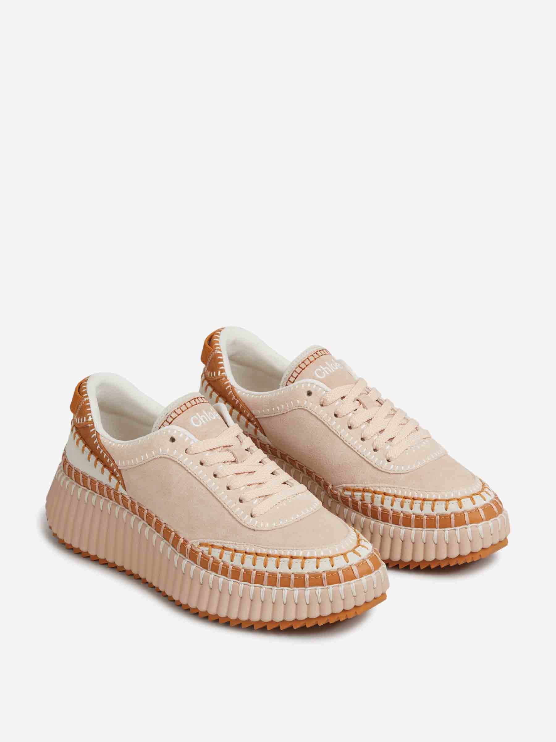 Chloé Mujer Barcelona Sneakers Nama color Rosa Palo sku 806-000420 01 - Foto 2